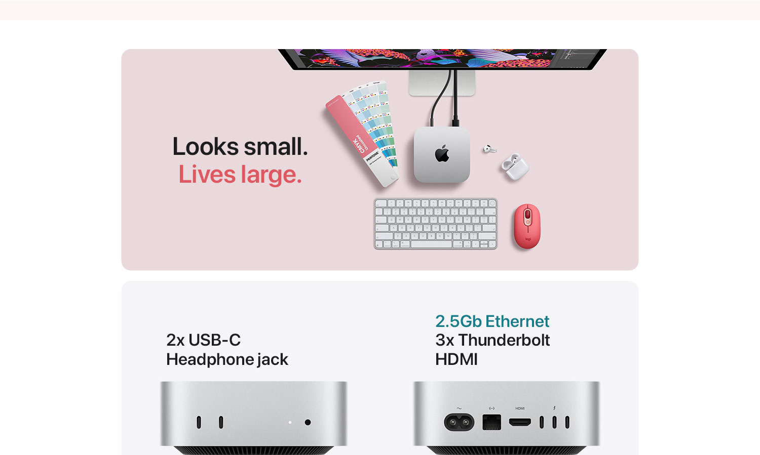 Mac mini marketing section 2
