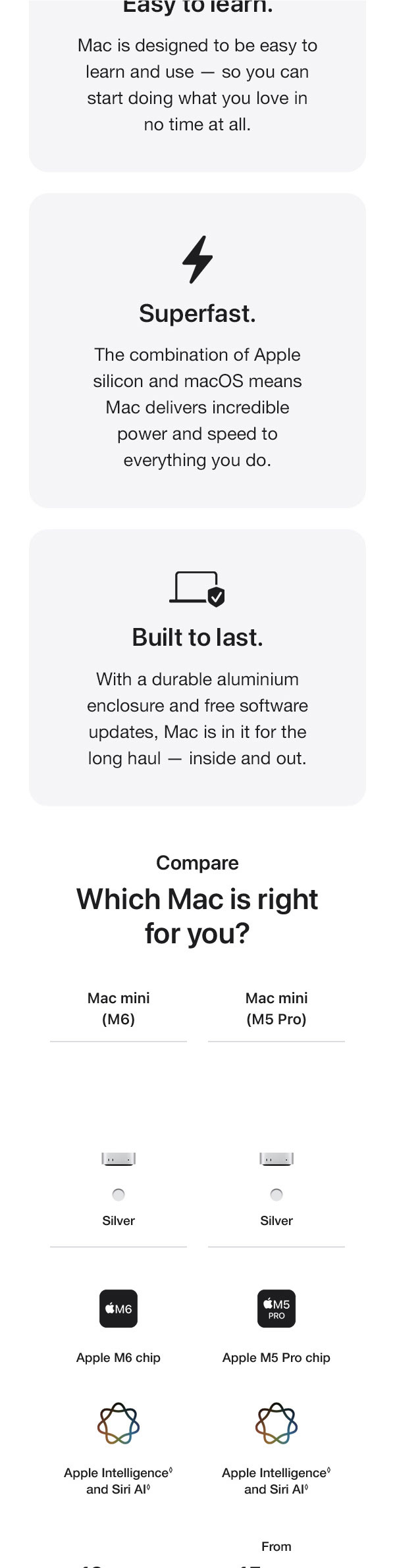 Mac mini marketing section 5