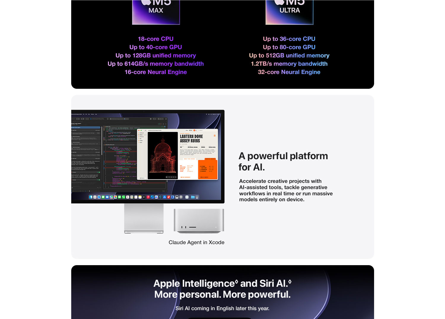 Mac Studio marketing section 2