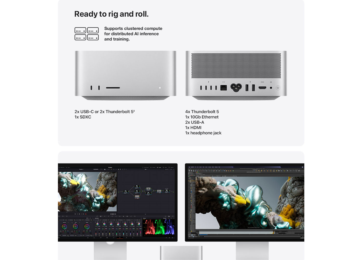 Mac Studio marketing section 4