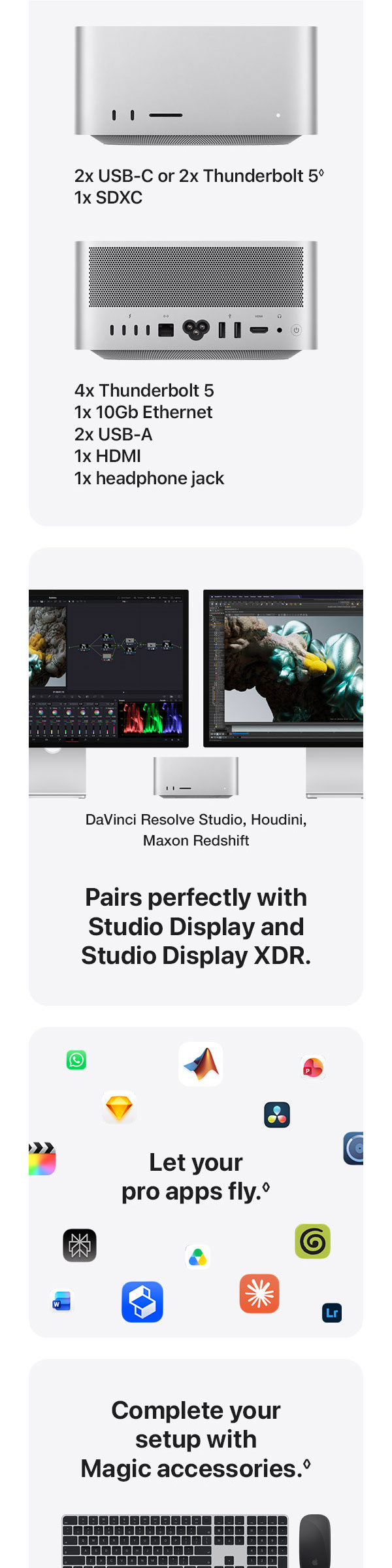 Mac Studio marketing section 3