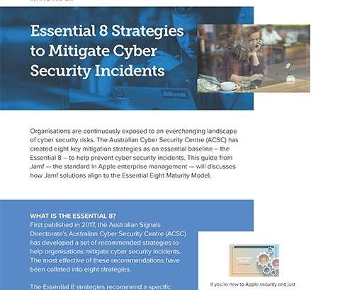 Essential 8 Strategies to Mitigate Cyber Security Incidents