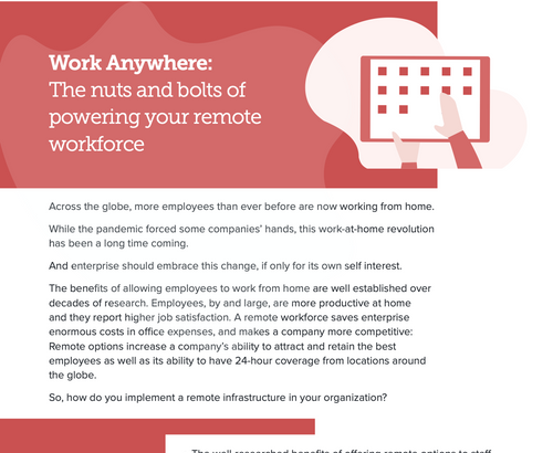 Work Anywhere: The nuts and bolts of powering your remote workforce