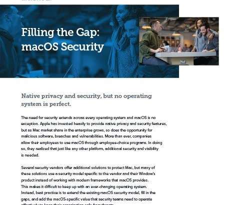 Filling the Gap: macOS Security