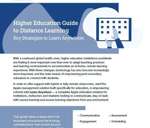 Higher Education Guide to Distance Learning