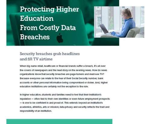 Protecting Higher Education From Costly Data Breaches