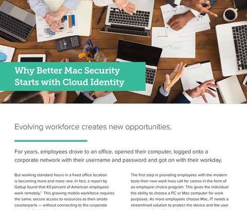 Why Better Mac Security Starts with Cloud Identity